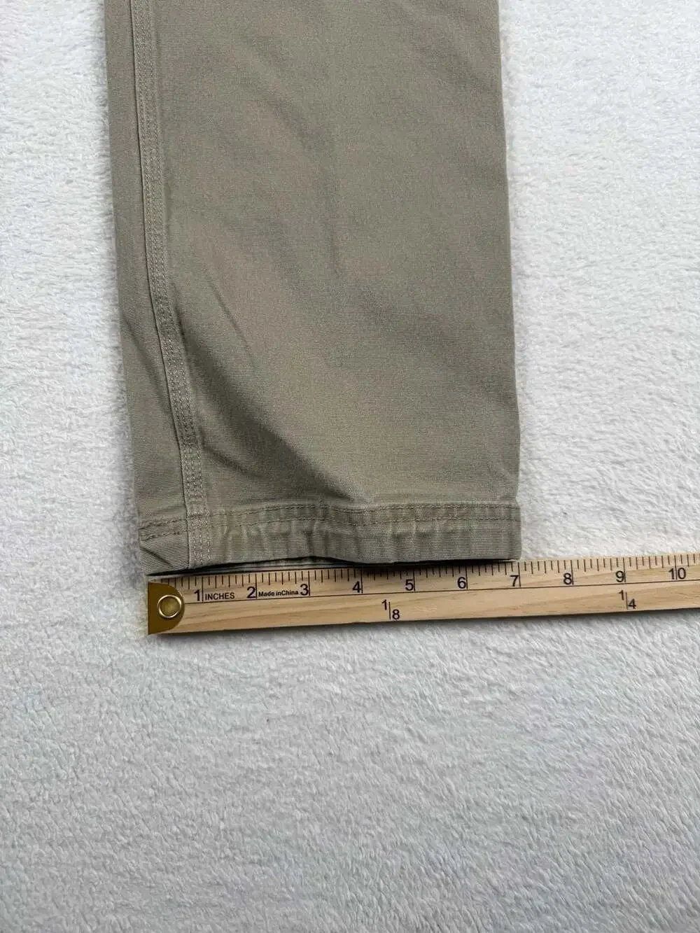 Duluth Trading Co. Flex Fire Hose Regular Fit Work Pants Khaki 36x32